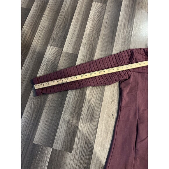 Columbia 1/4 Button Up Pull Over Women’s Size Large Burgundy - Picture 4 of 7